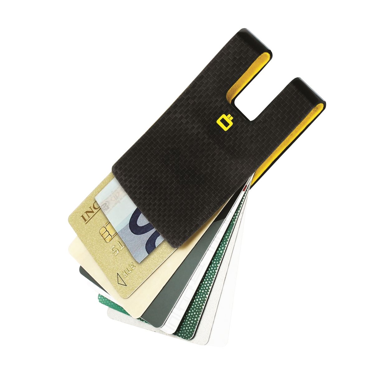 OGON Polycarbonate Card Clip - Carbon